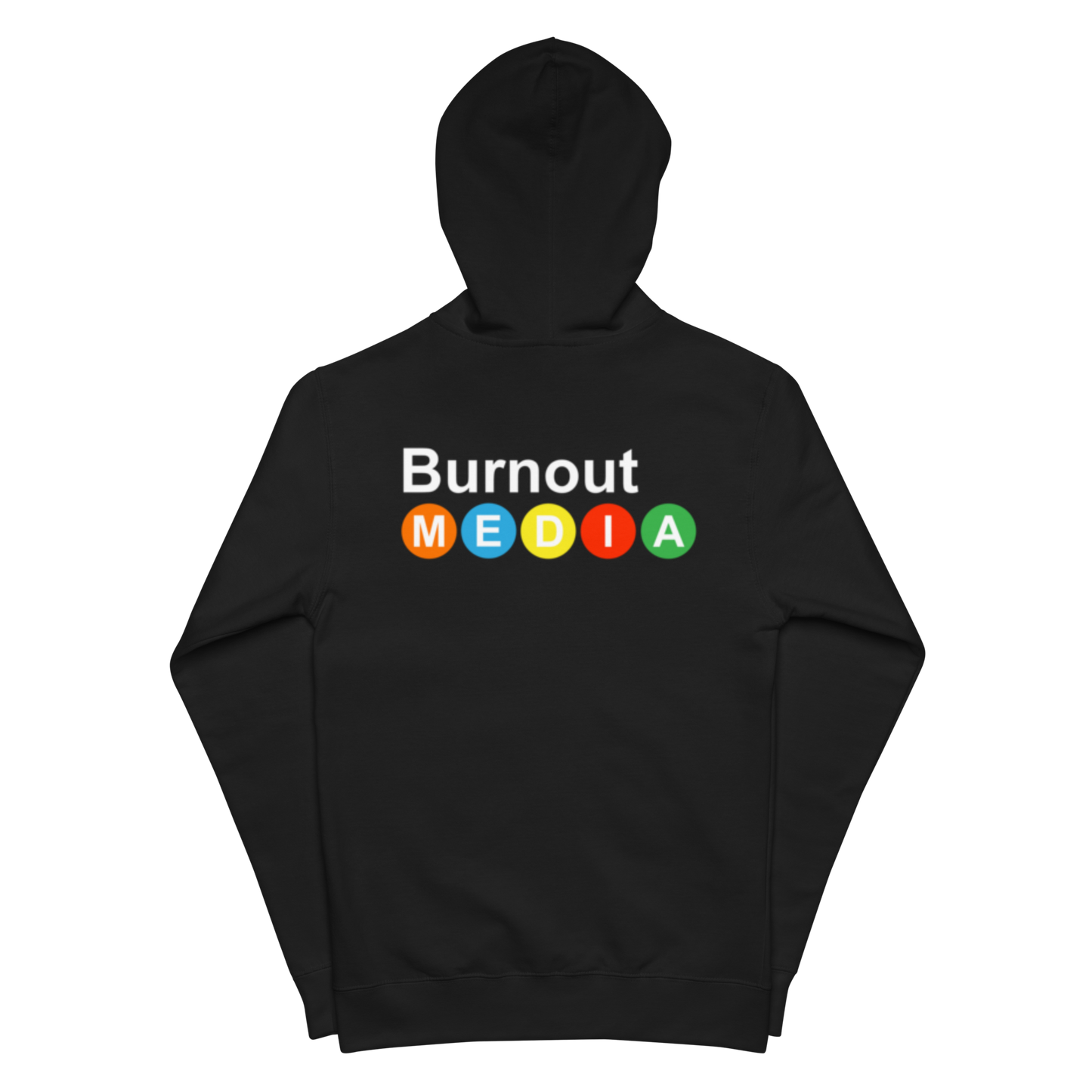 Burnout Media Metro Subway Zip Up Hoodie