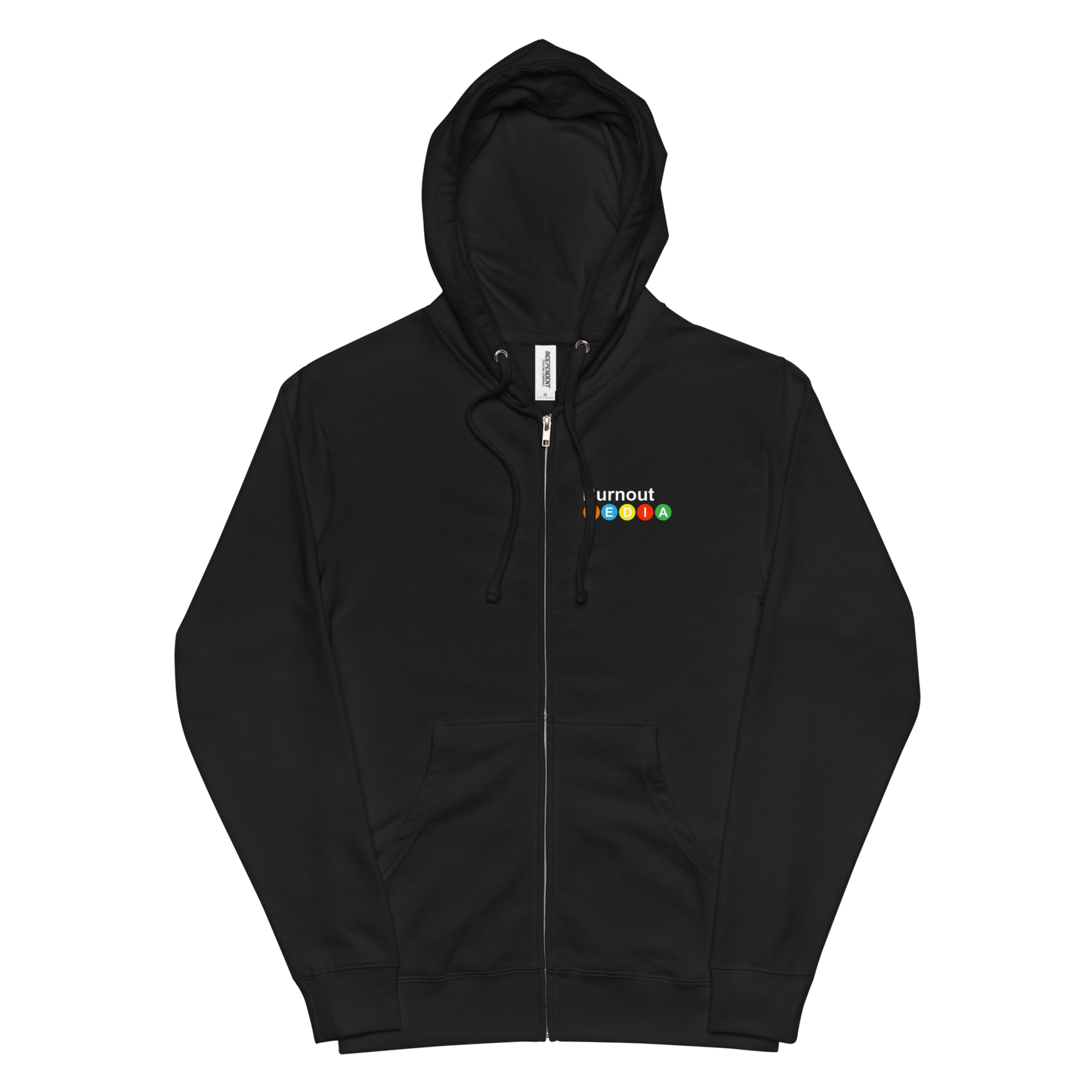 Burnout Media Metro Subway Zip Up Hoodie