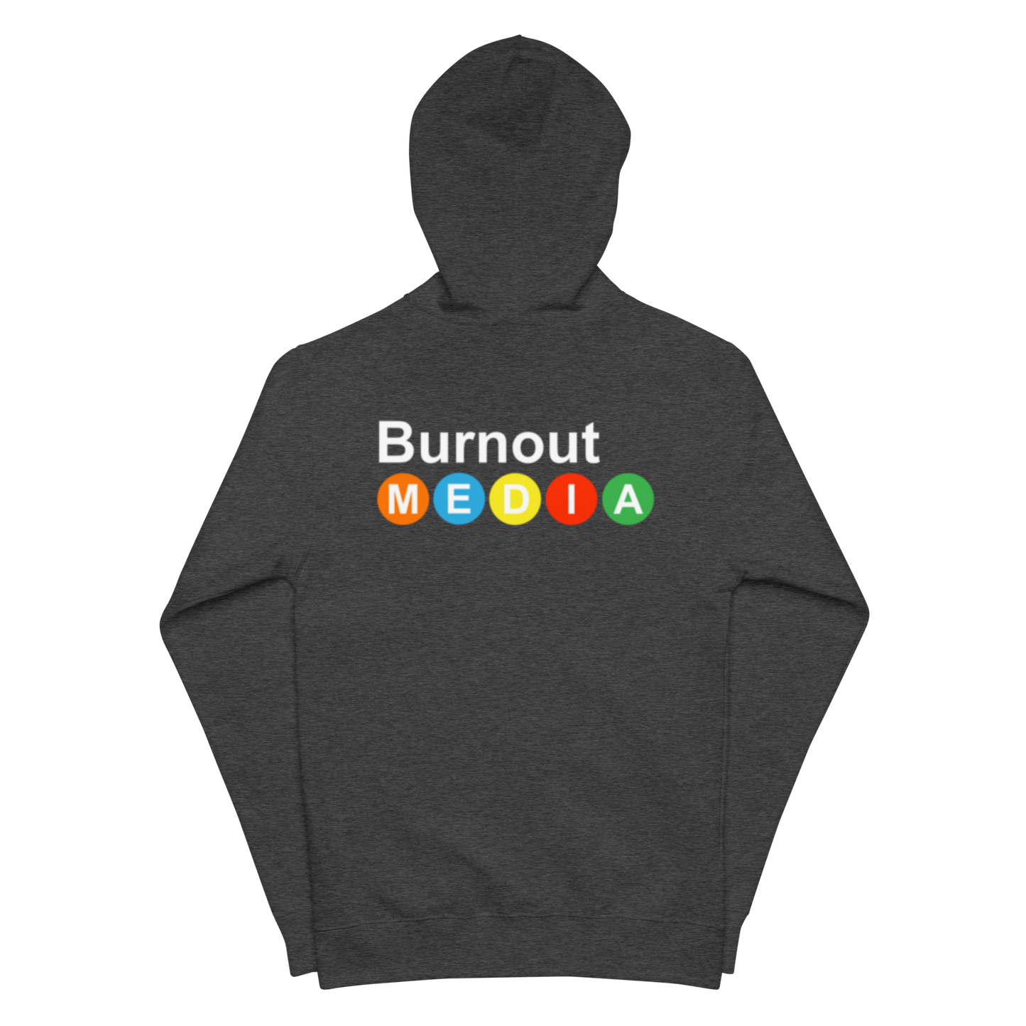 Burnout Media Metro Subway Zip Up Hoodie