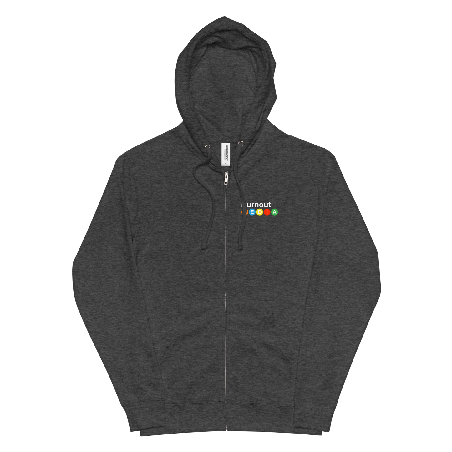 Burnout Media Metro Subway Zip Up Hoodie