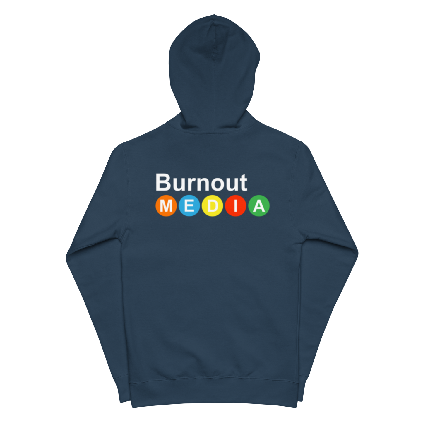 Burnout Media Metro Subway Zip Up Hoodie